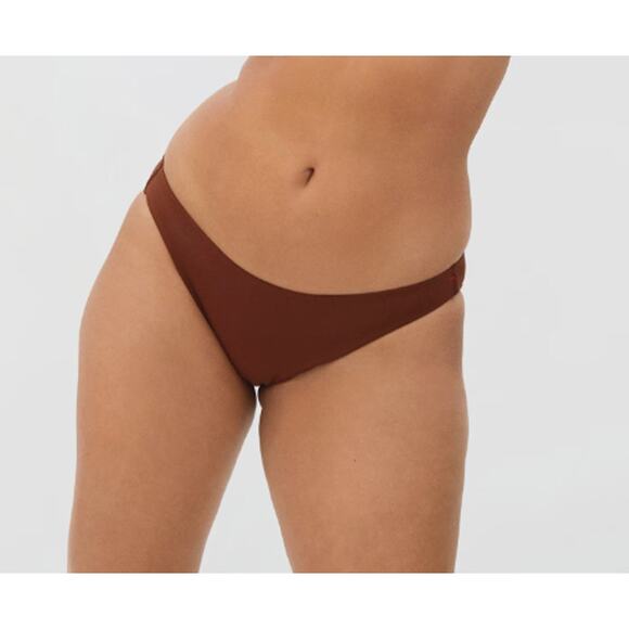 Everlane Womens The Bikini Bottom Medium Swimwear Brown NWT - Picture 1 of 8